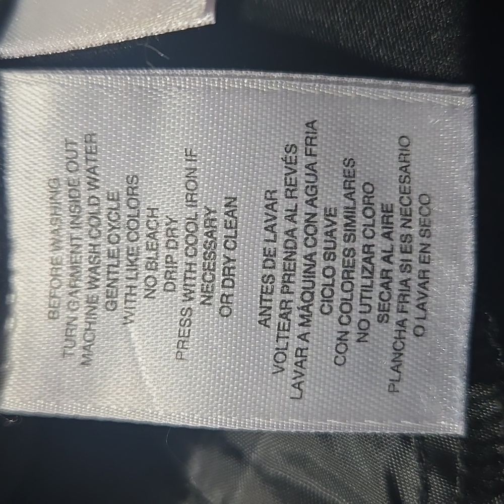 Anne Klein Black Cropped Pants with Gold Accent - Picture 5 of 5